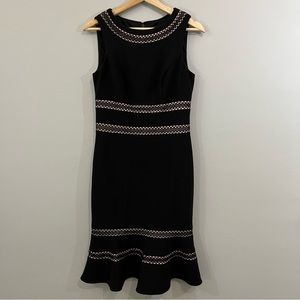 WHBM Mermaid Sheath Little Black Dress | 4